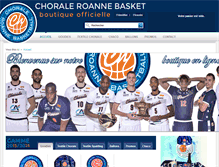 Tablet Screenshot of boutique-chorale-roanne.com